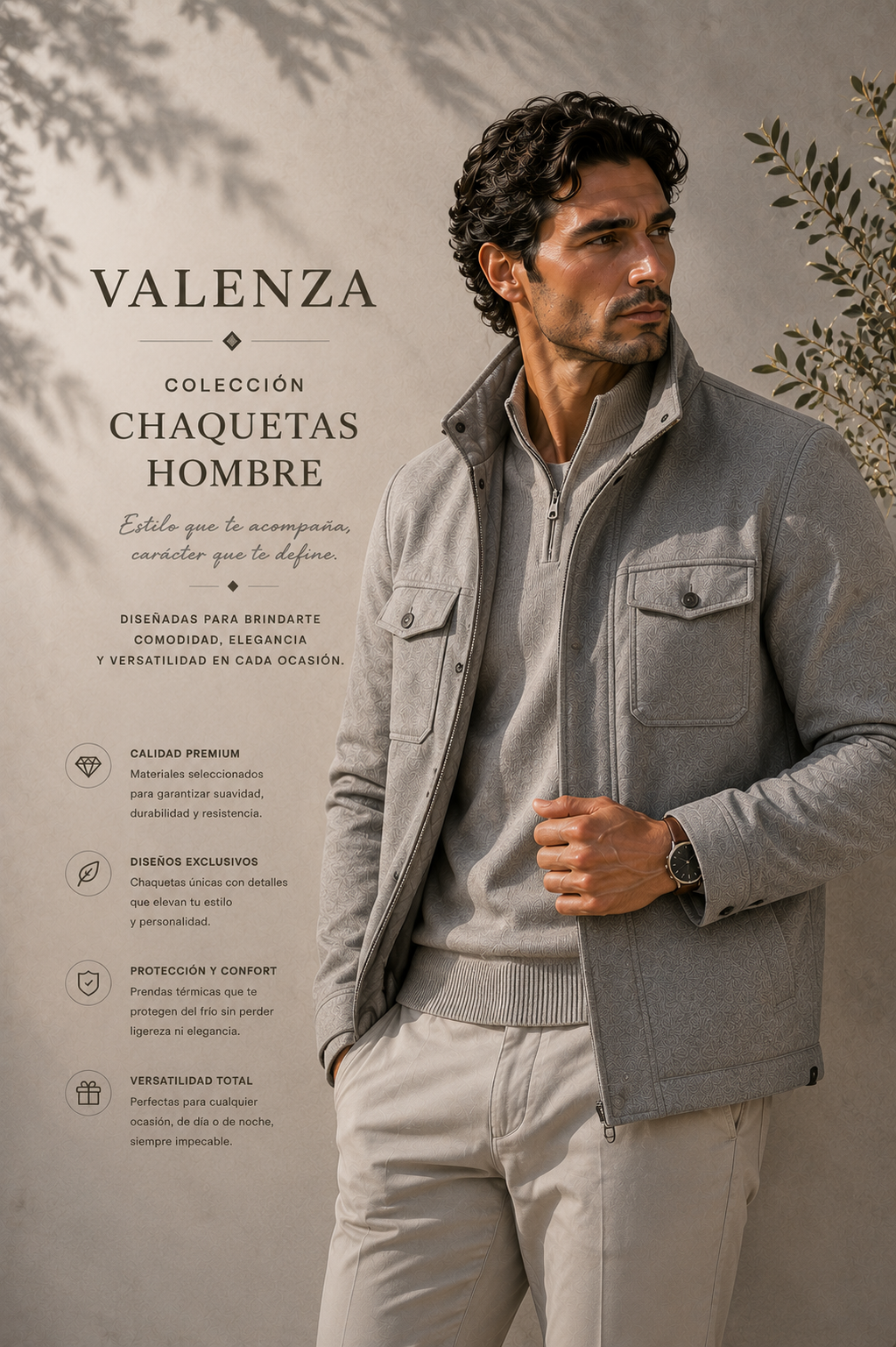 Chamarras para Hombre