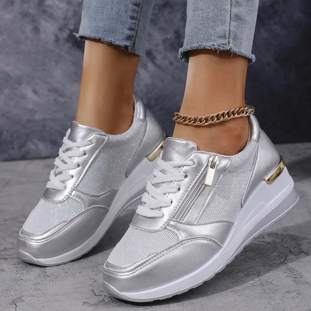 Tenis Ortopédicos con Cordones Mujer