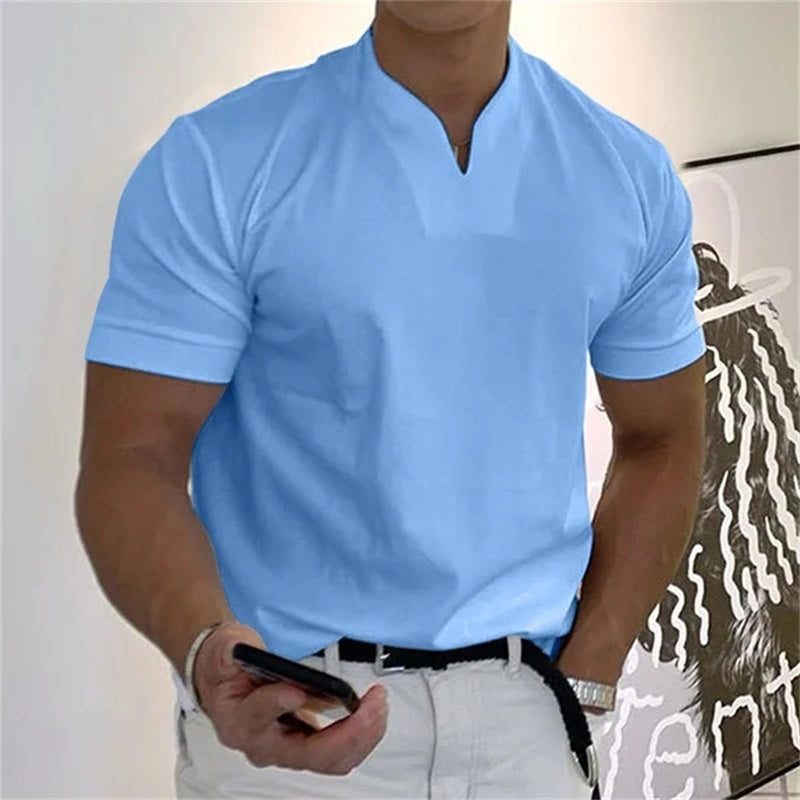 Playera fitness de manga corta para hombre