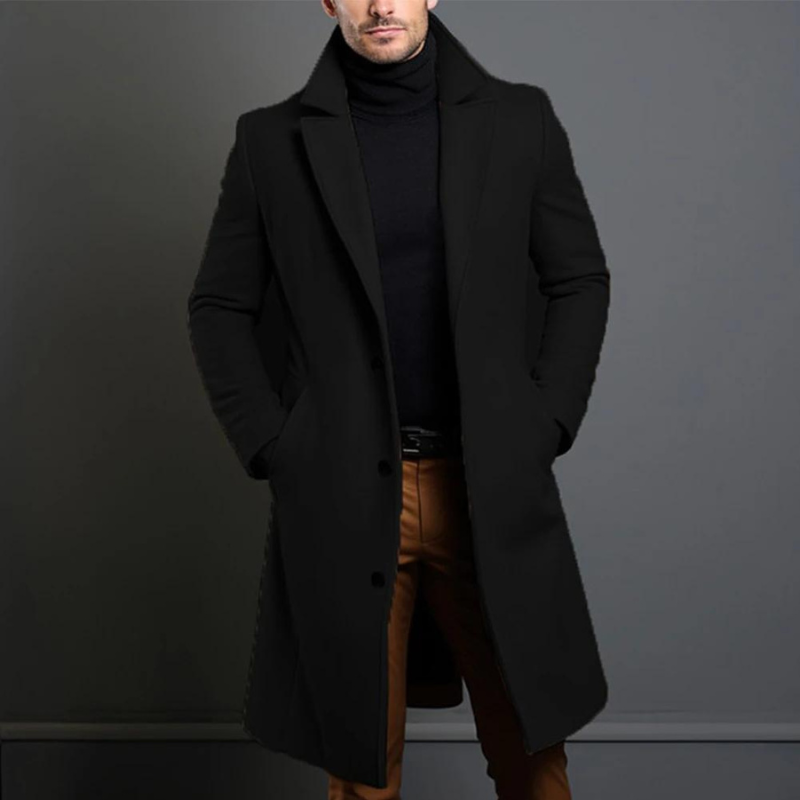 Abrigo de lana William para hombre