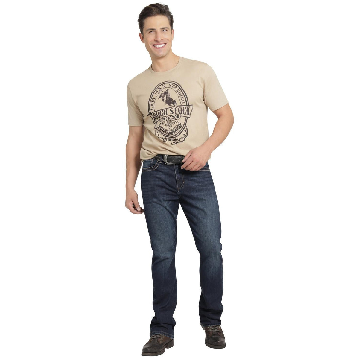Jeans Hombre Slim Bootcut Western