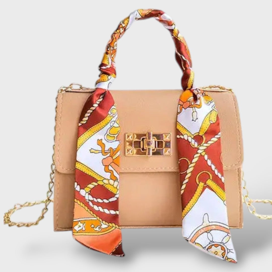 Elegante bolsa de cuero para damas