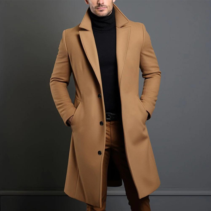 Abrigo de lana William para hombre