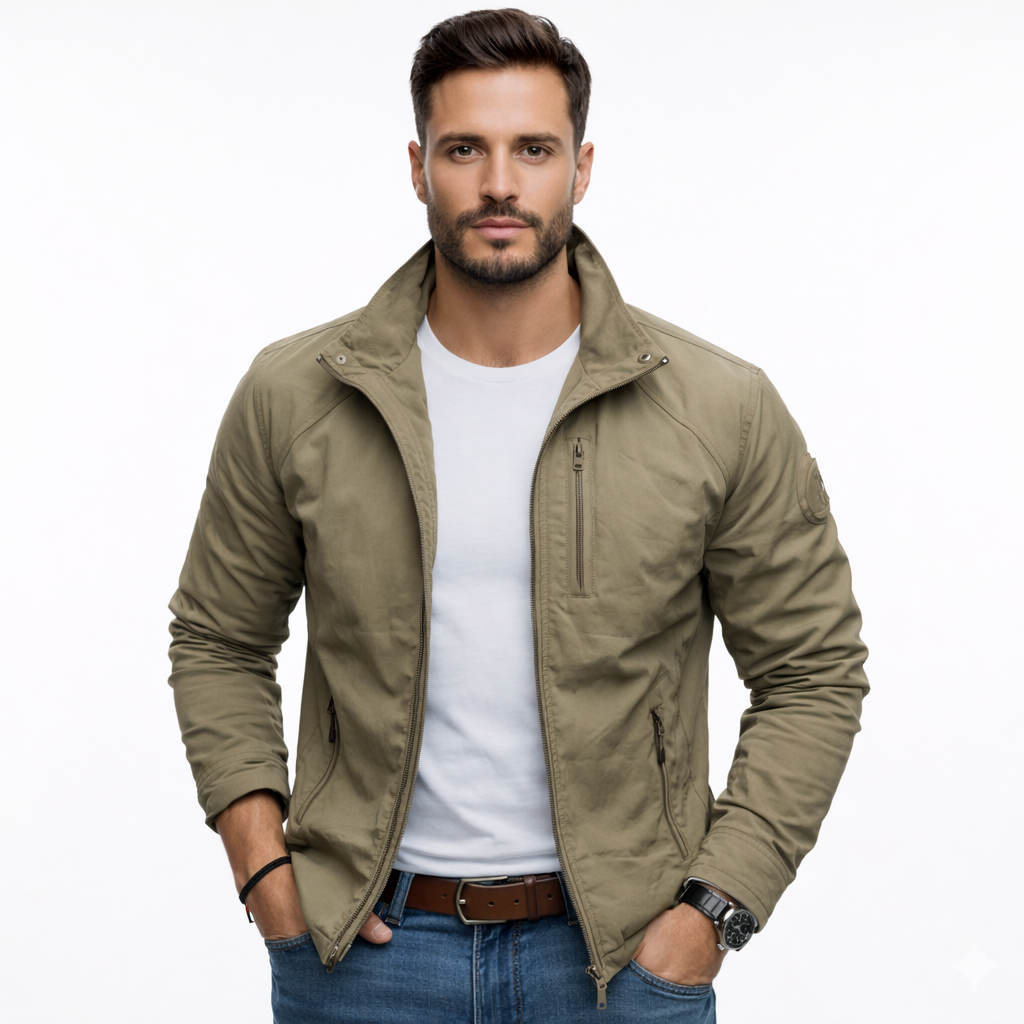 Argus Chamarra Cargo Ligera Hombre