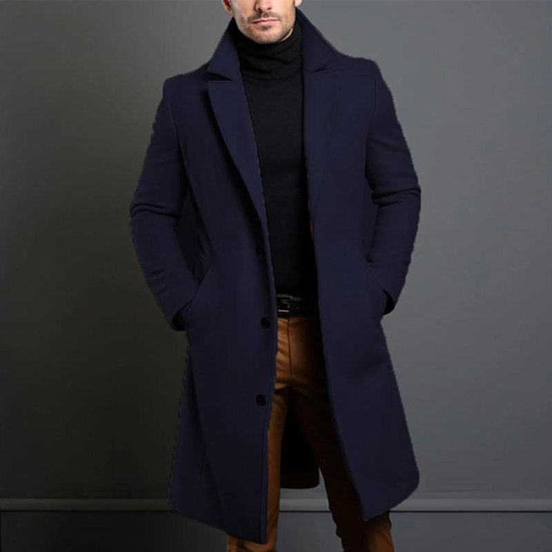 Abrigo de lana William para hombre