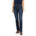 Jeans Mujer Tiro Alto Corte Bota Índigo