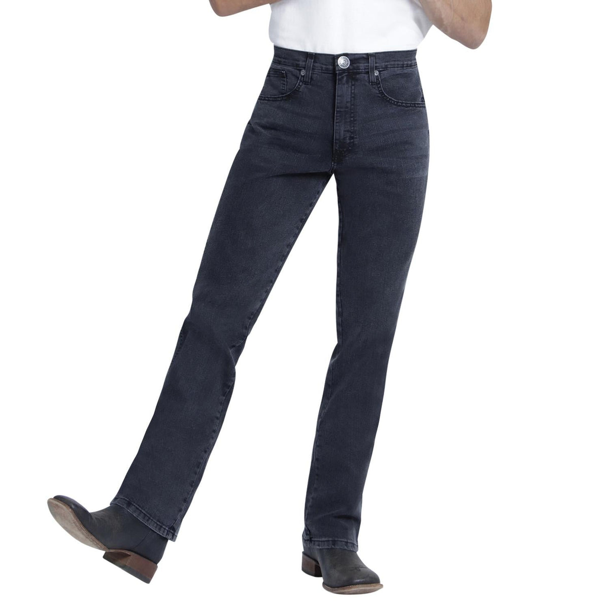 Jeans Hombre Slim Bootcut Gris