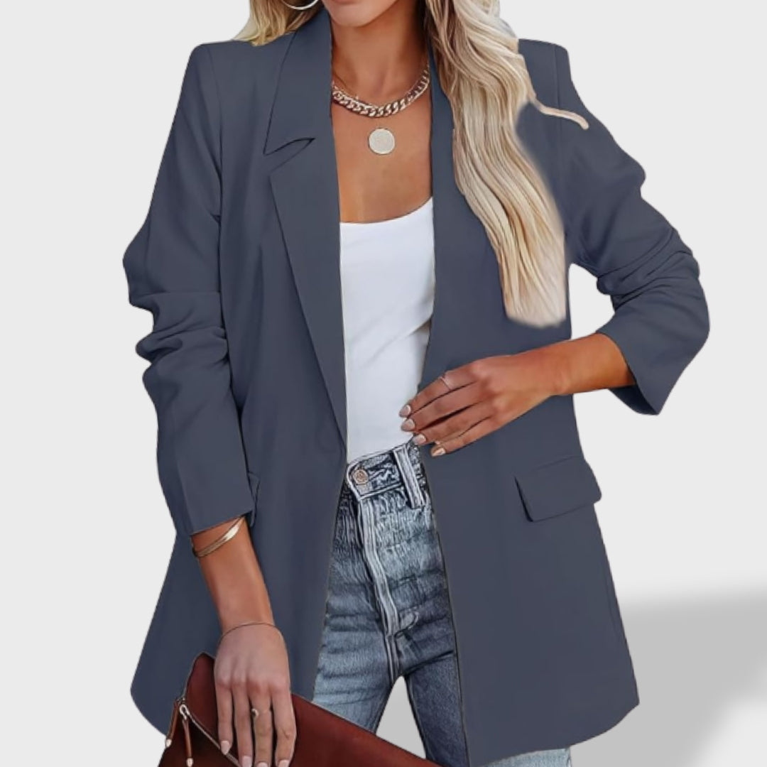 Sofía Chamarra Elegante con Solapa
