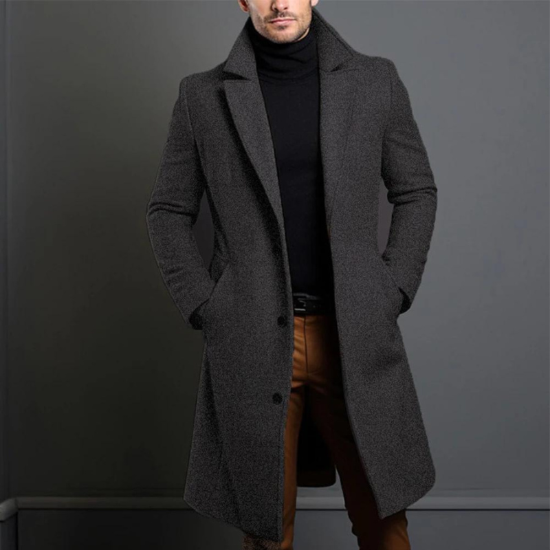 Abrigo de lana William para hombre