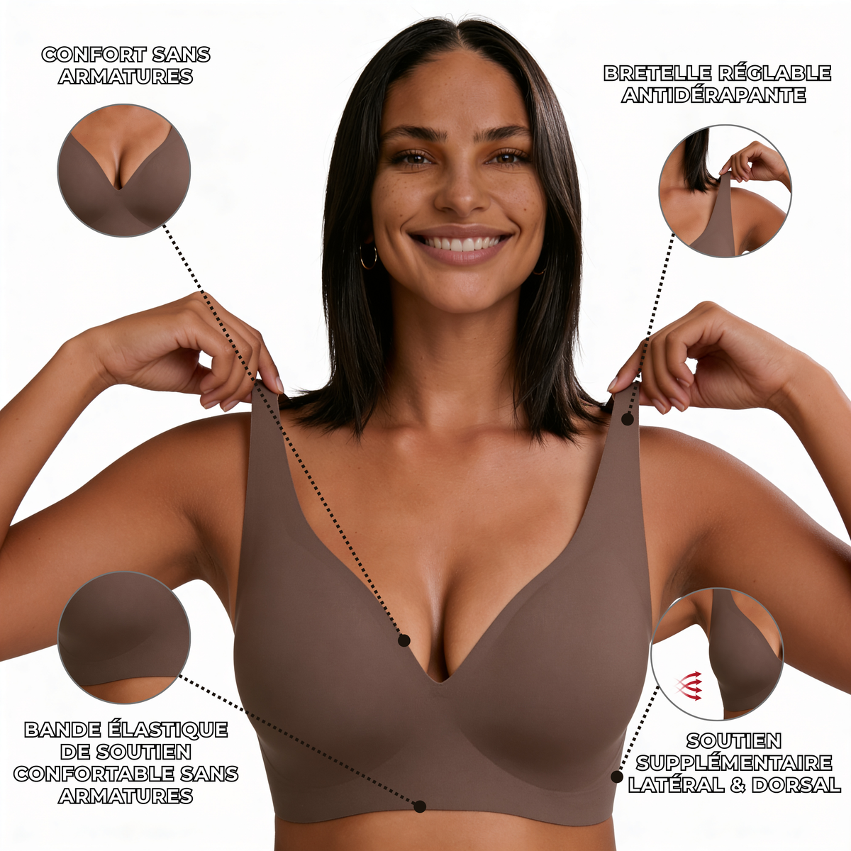 Brasier Segunda Piel Sin Varillas