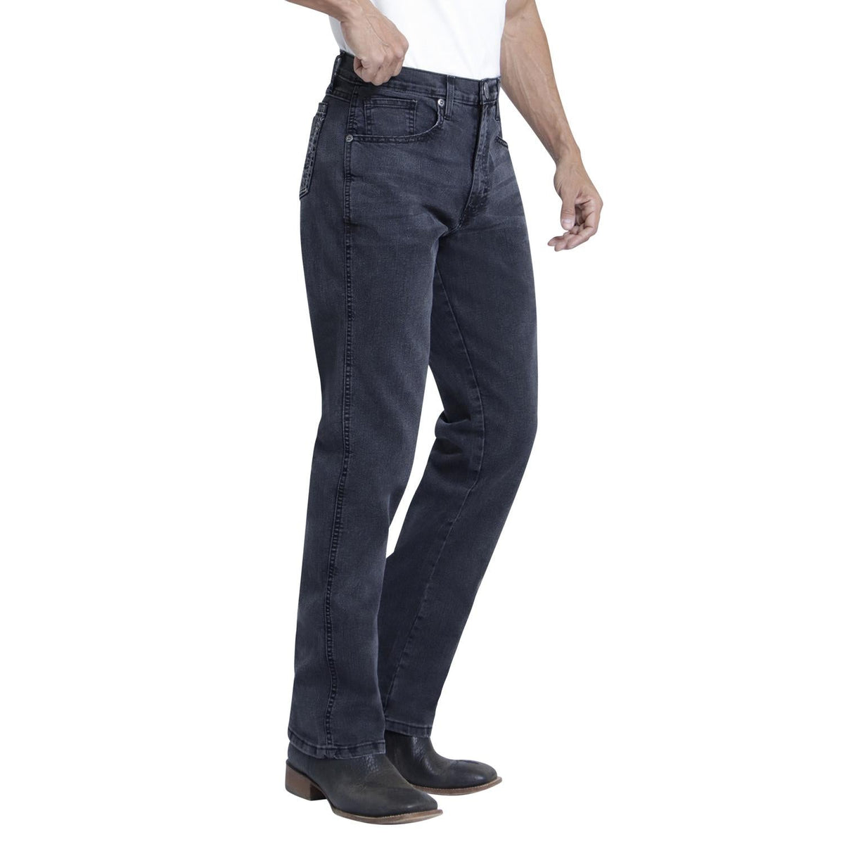 Jeans Hombre Slim Bootcut Gris