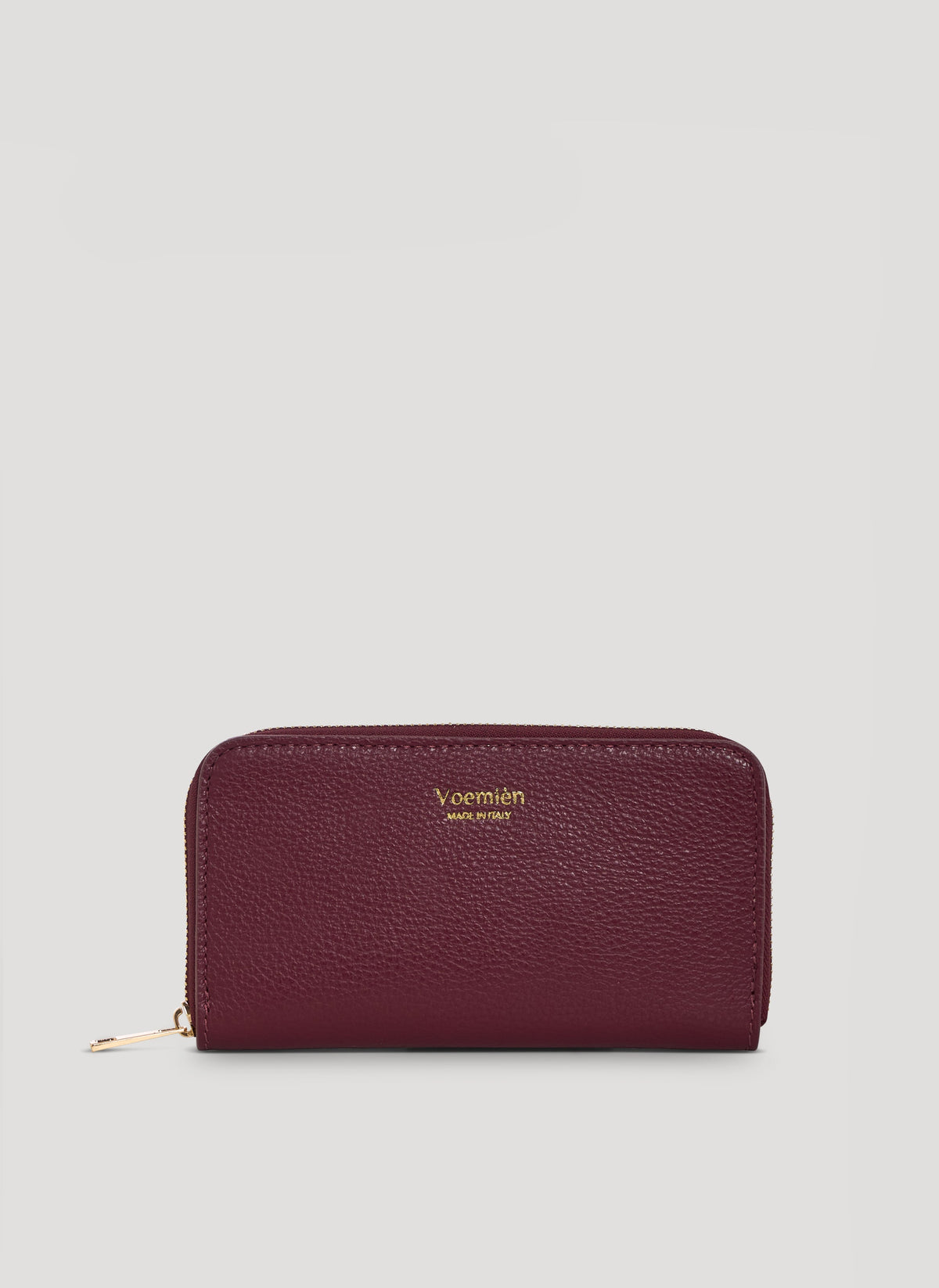 Cartera Grande en Piel Togo Vino