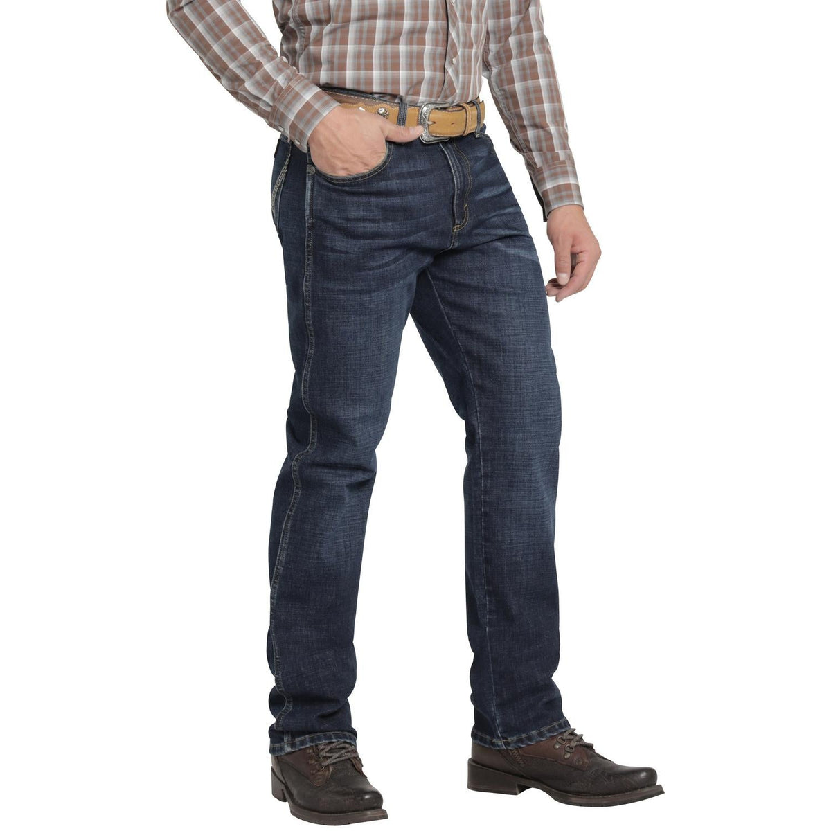 Jeans Slim Straight Hombre Vintage