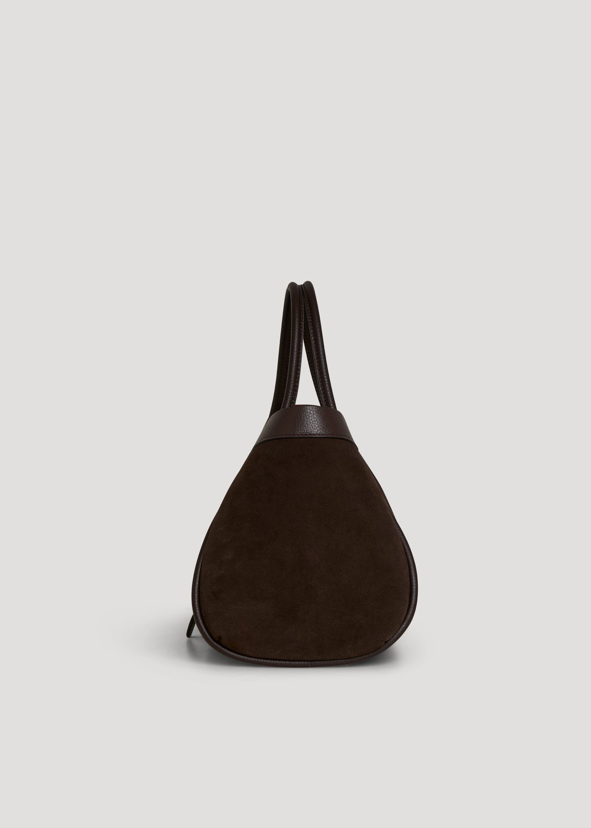 Bolsa Mayfair en Gamuza y Piel Togo Negro
