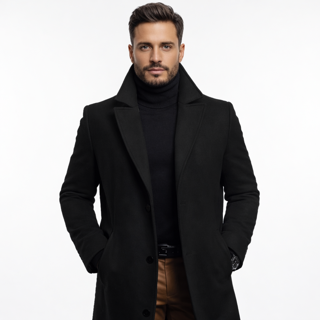 Abrigo de lana William para hombre