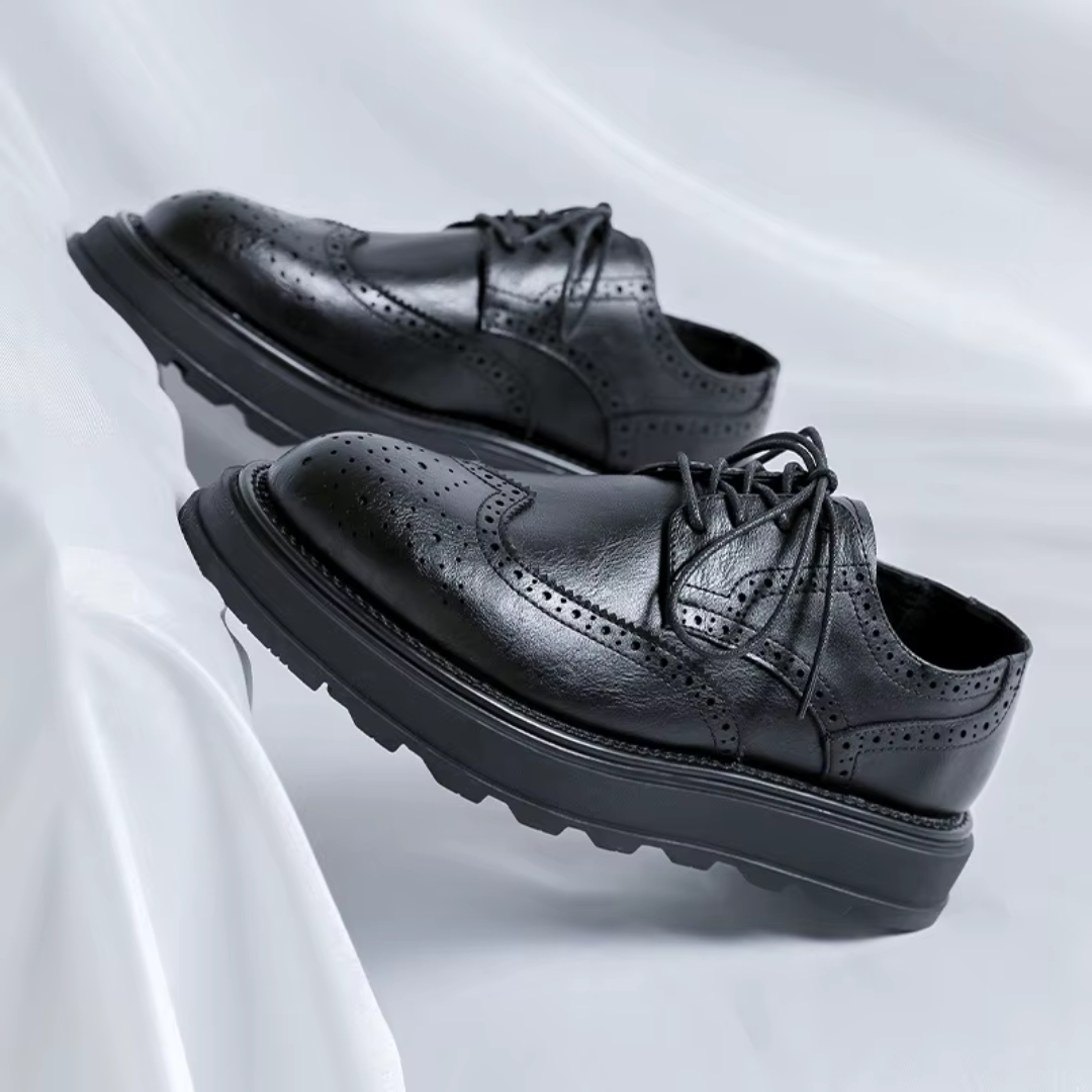 Alehan - Zapatos Derby con Suela Dentada
