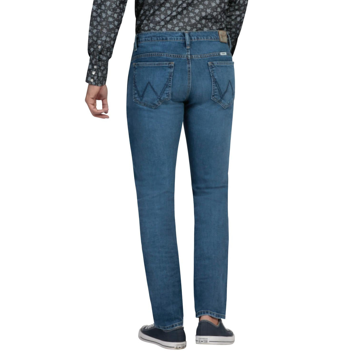 Jeans Skinny Hombre Azul Acero