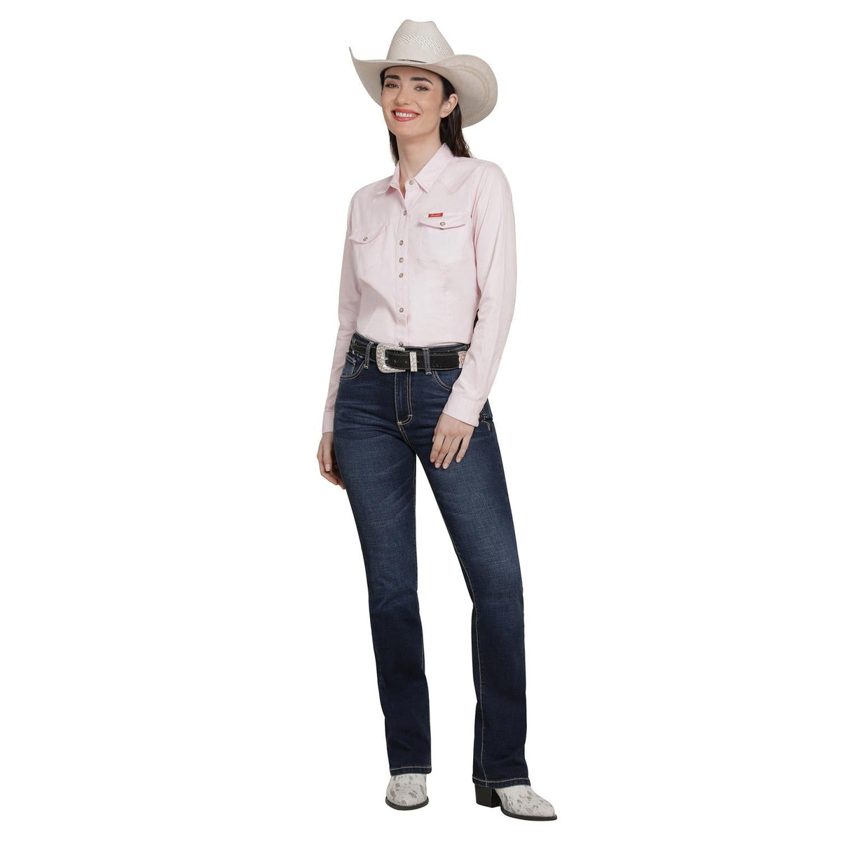 Jeans Mujer Flare Índigo