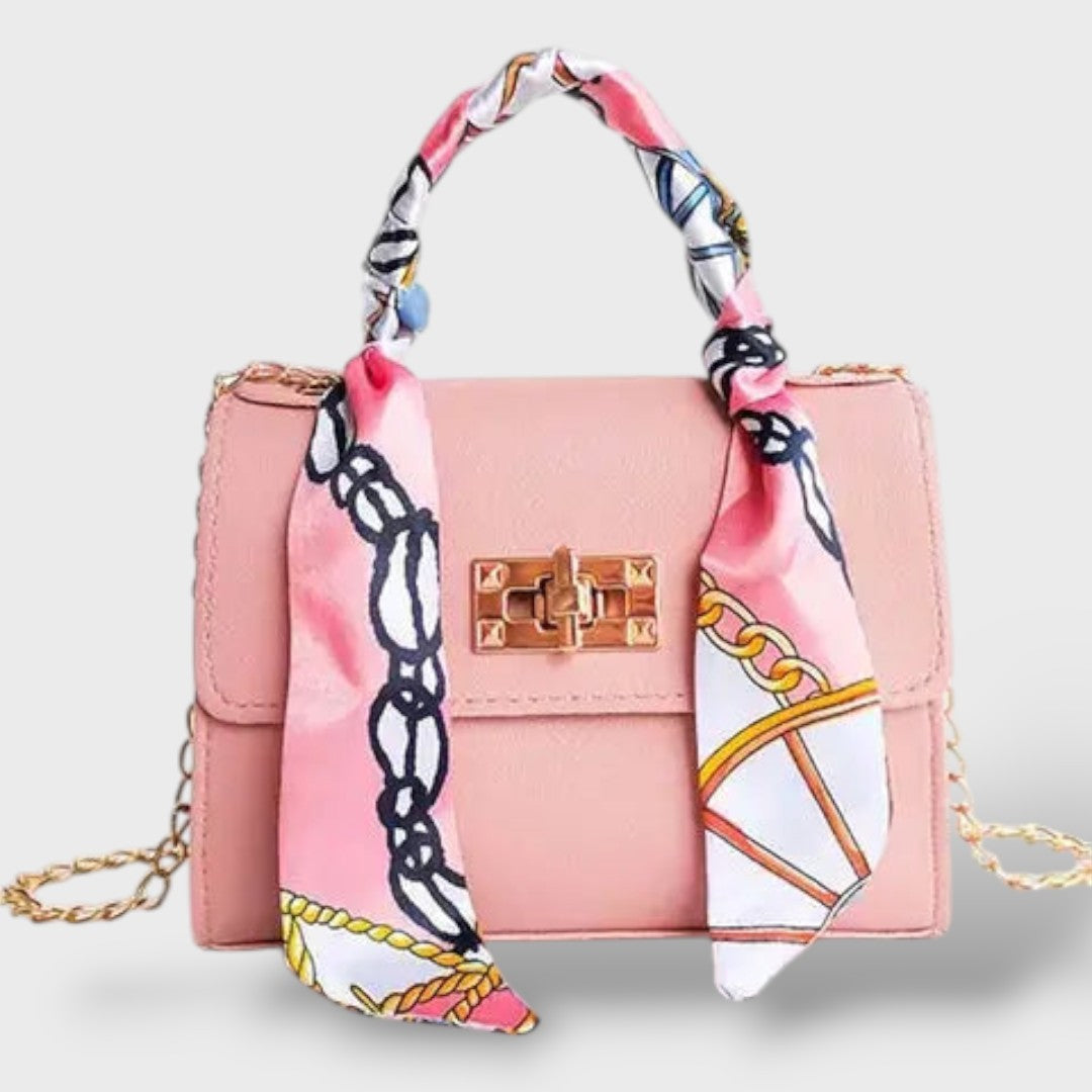 Elegante bolsa de cuero para damas