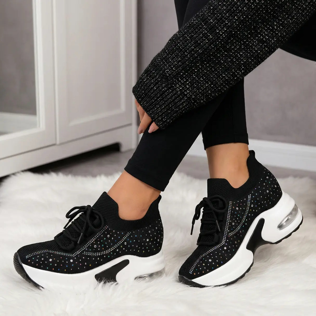 Aluna — Tenis con Alza 10 cm