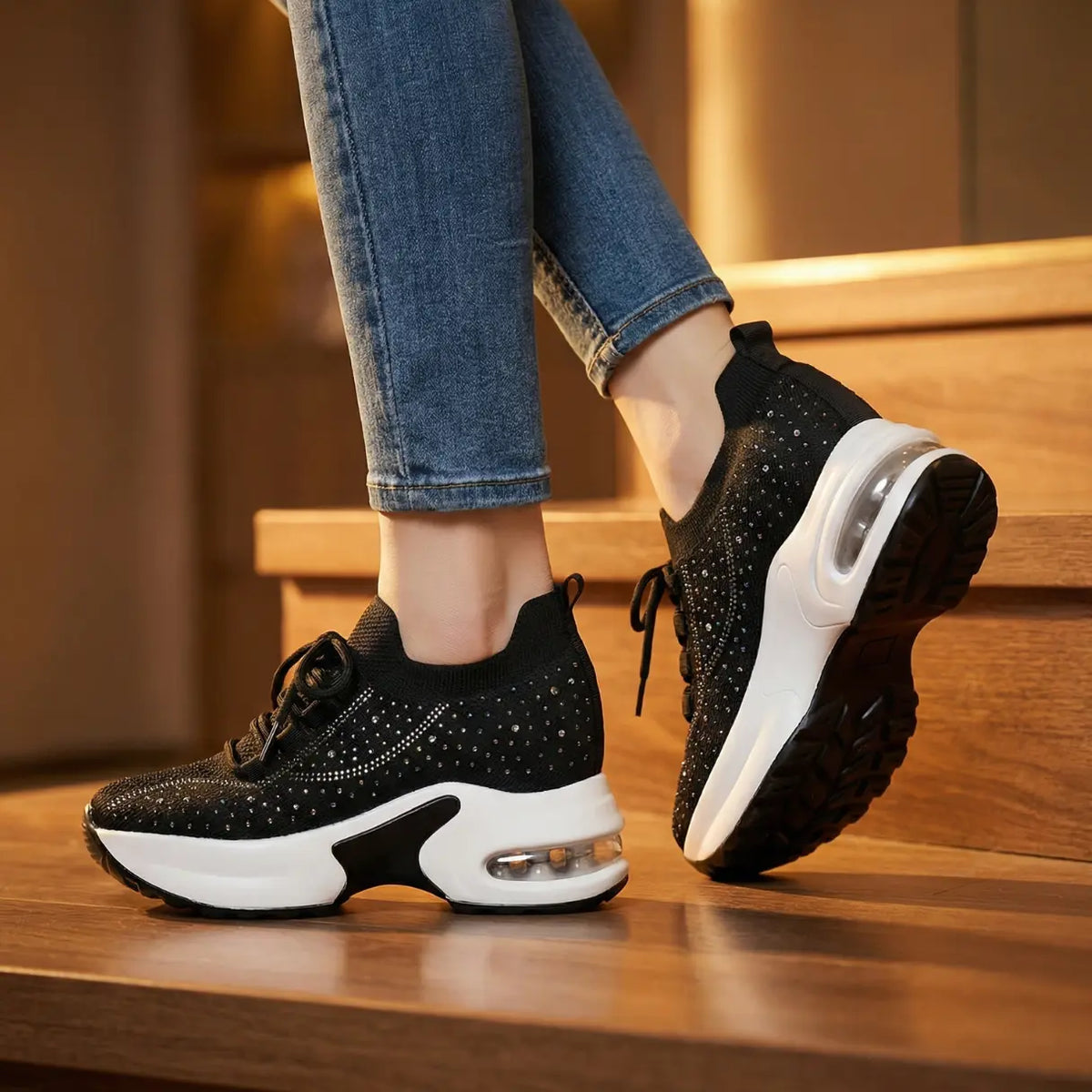 Aluna — Tenis con Alza 10 cm