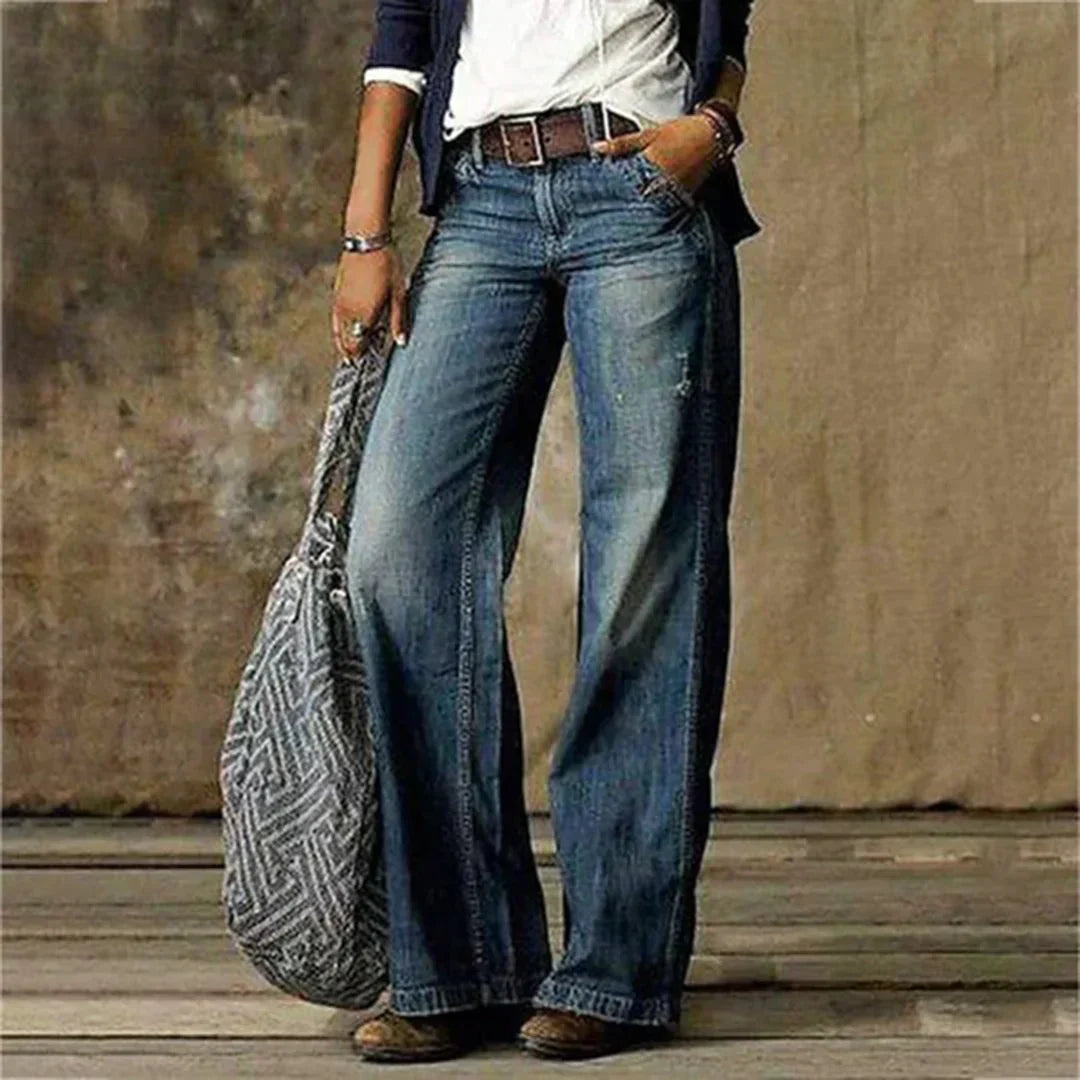 Emie Jean Tiro Bajo Vintage Mujer