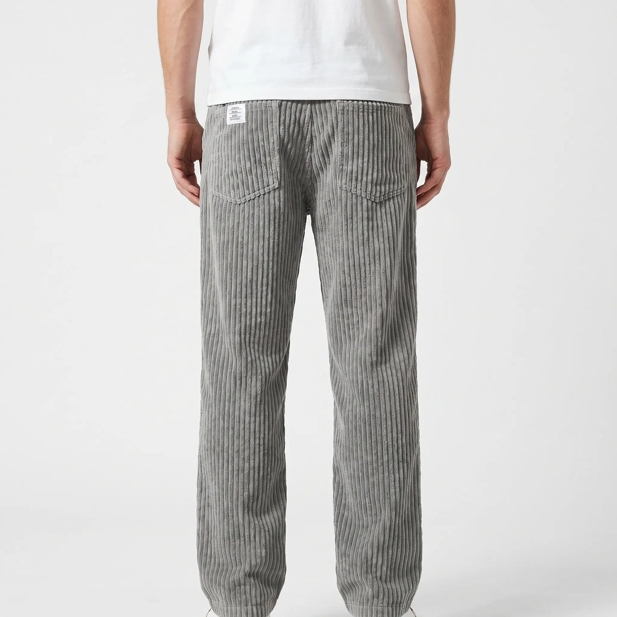 Pantalón de Pana Recto con Cordón para Hombre
