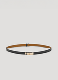 Cinturón de Piel Coco Negro Limited Edition