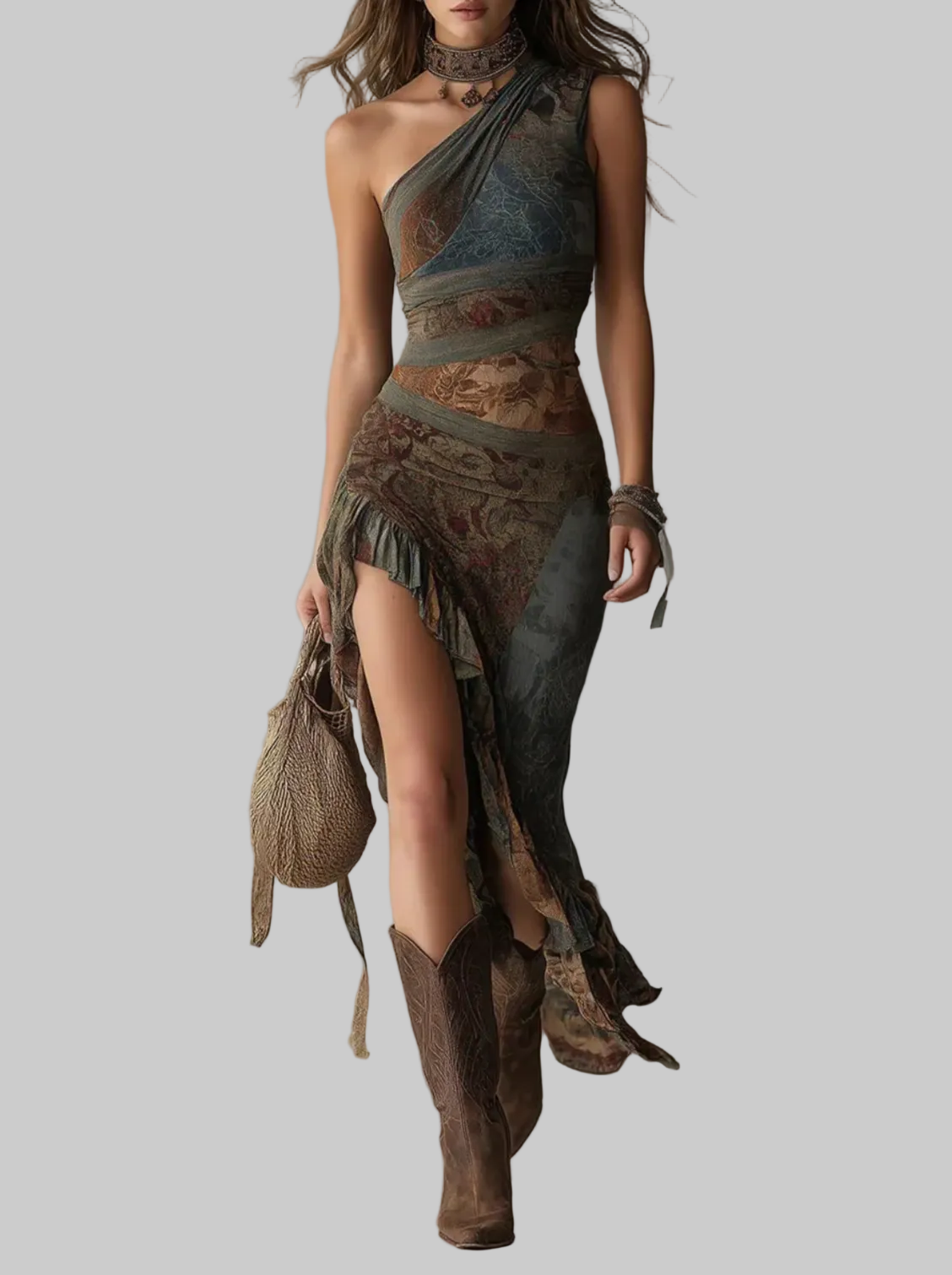 Vestido SculpFit-Efecto Cintura Perfecta