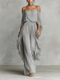 Isabela Conjunto Fluido Gris