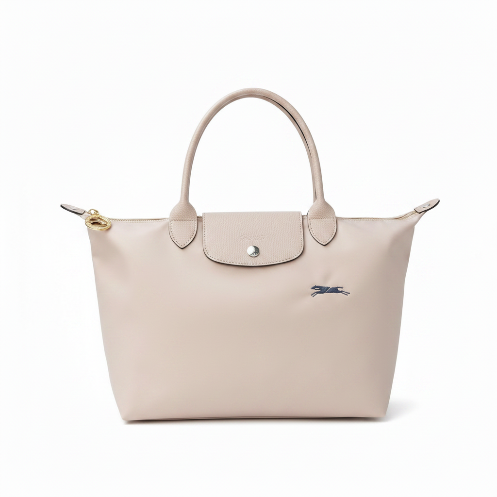 Bolsa Tote Grande Plegable | Beige Claro