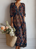 Vestido Largo Bohemio Romántico