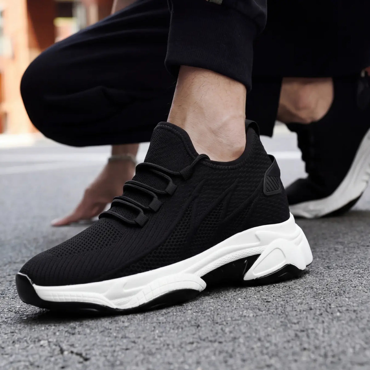 Flash — Tenis Deportivos con Alza 9 cm