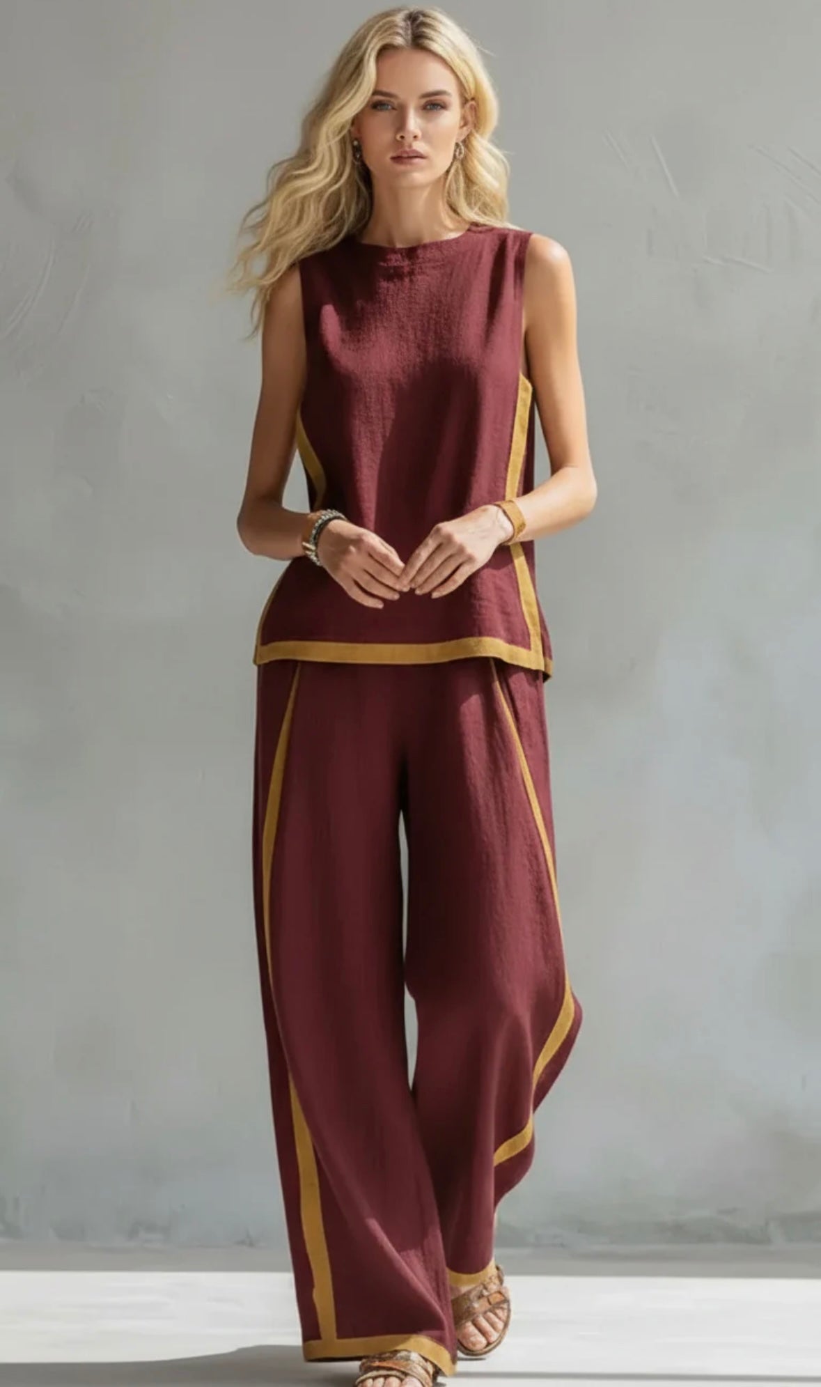 Conjunto elegante de dos piezas Leila