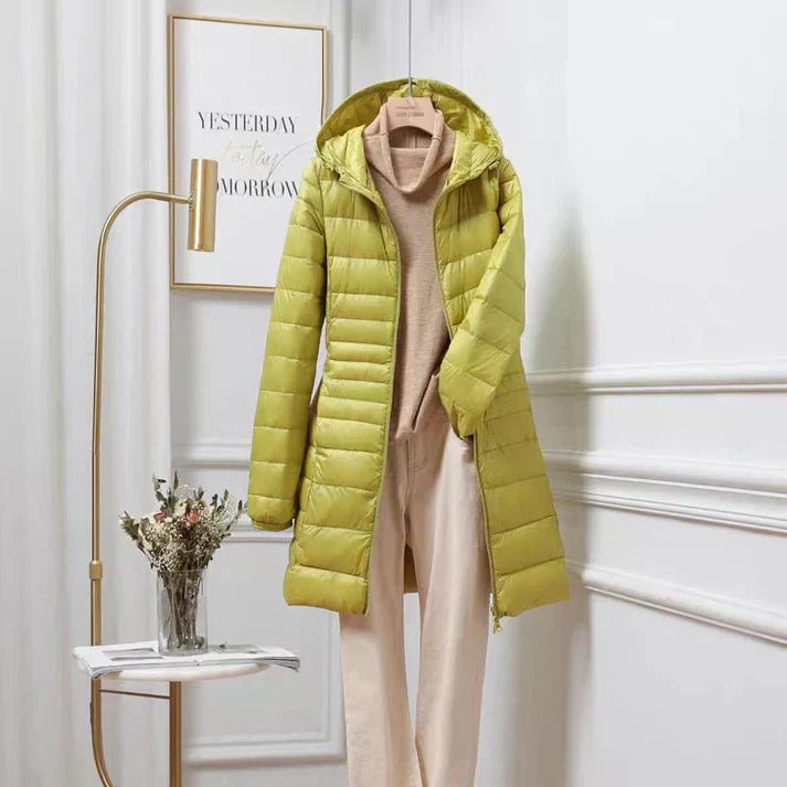 Elona | Chamarra de Plumas Ultraligera