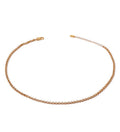 Variedad de collares sencillos de cadena de oro