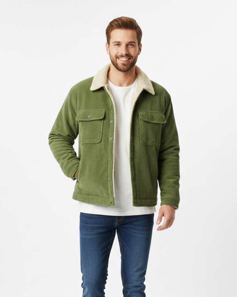 Ruben Sobrecamisa de Pana Hombre