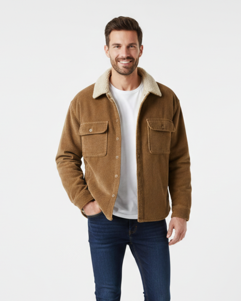 Ruben Sobrecamisa de Pana Hombre
