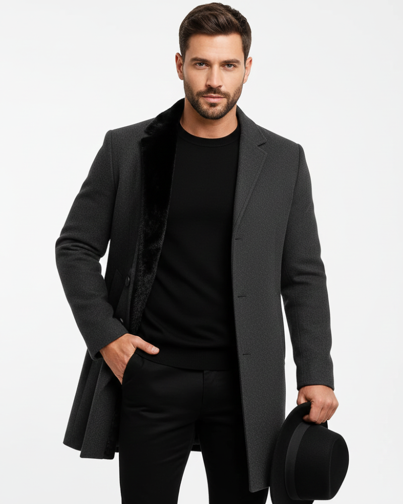 Ian Abrigo Largo de Invierno Hombre