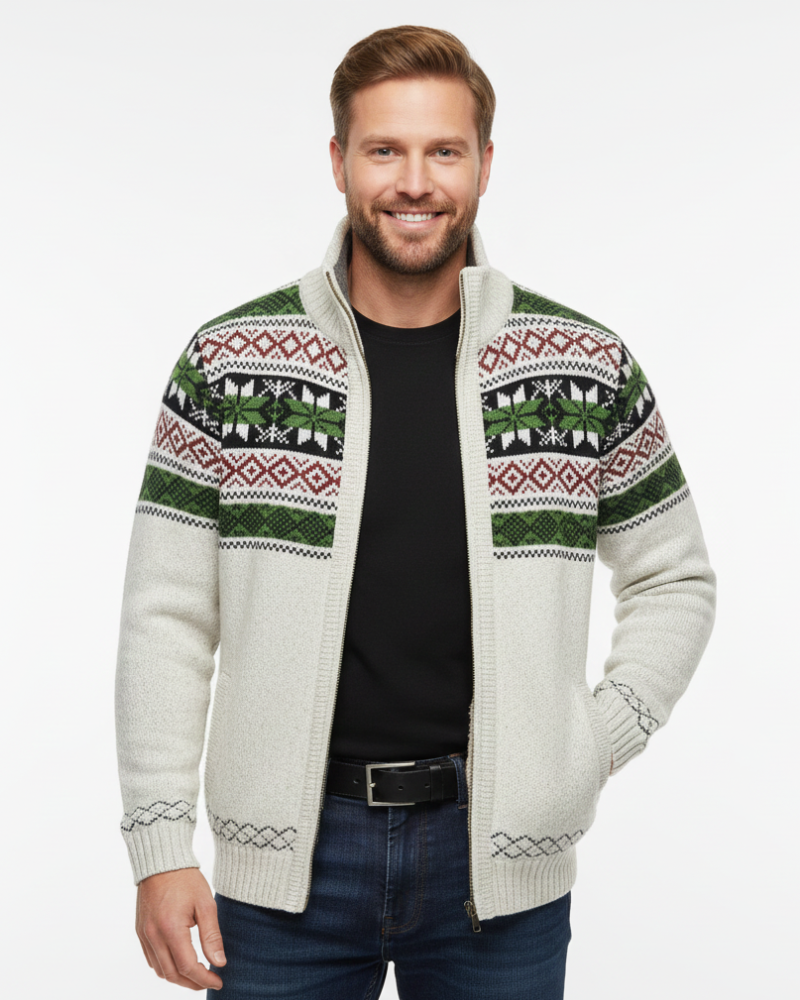 Moris Chaleco Polar Jacquard Hombre