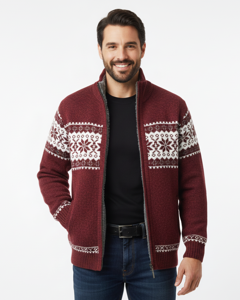 Moris Chaleco Polar Jacquard Hombre