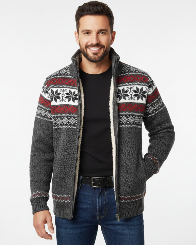 Moris Chaleco Polar Jacquard Hombre