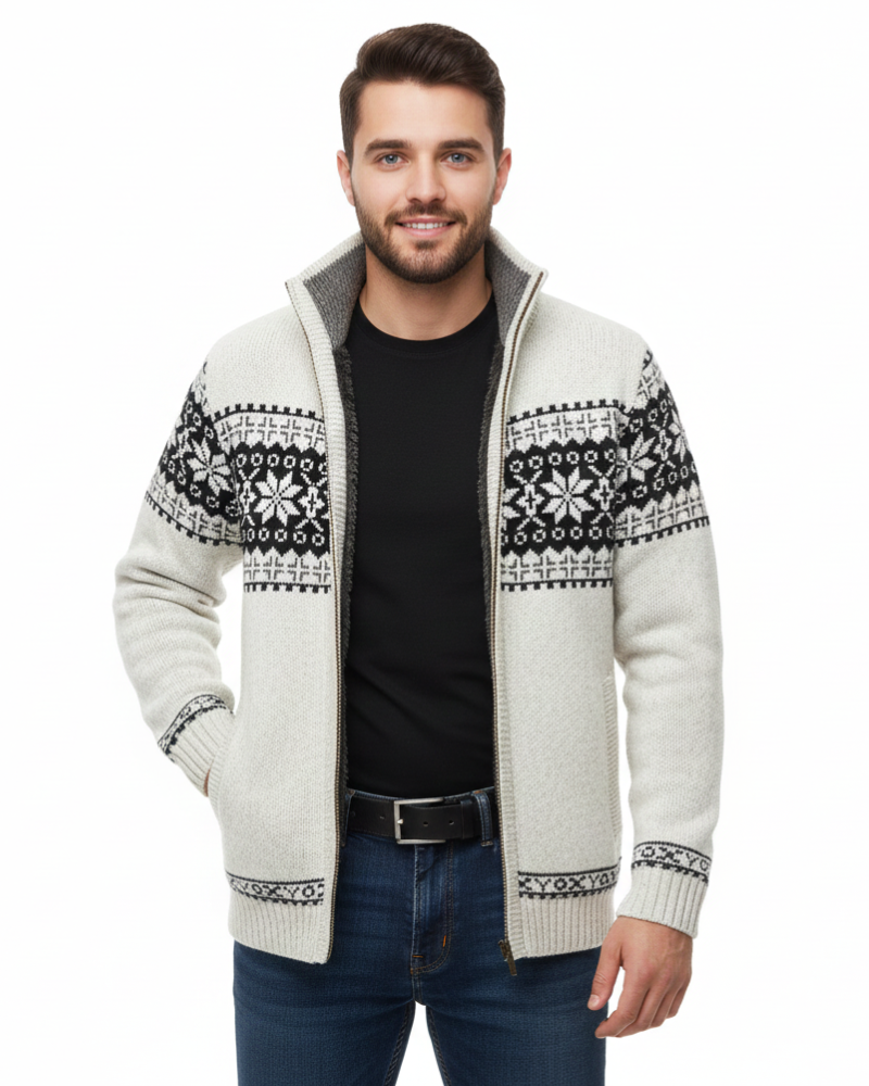 Moris Chaleco Polar Jacquard Hombre