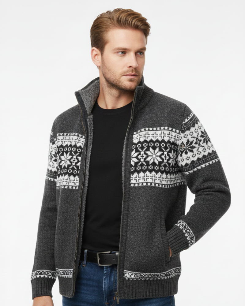 Moris Chaleco Polar Jacquard Hombre