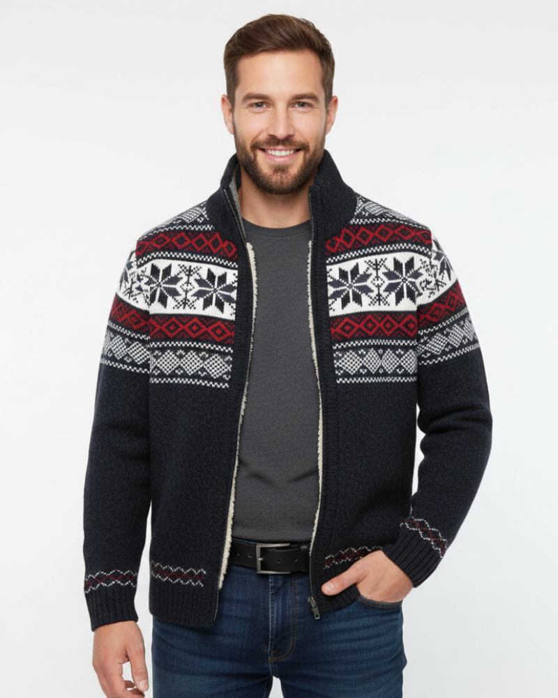 Moris Chaleco Polar Jacquard Hombre