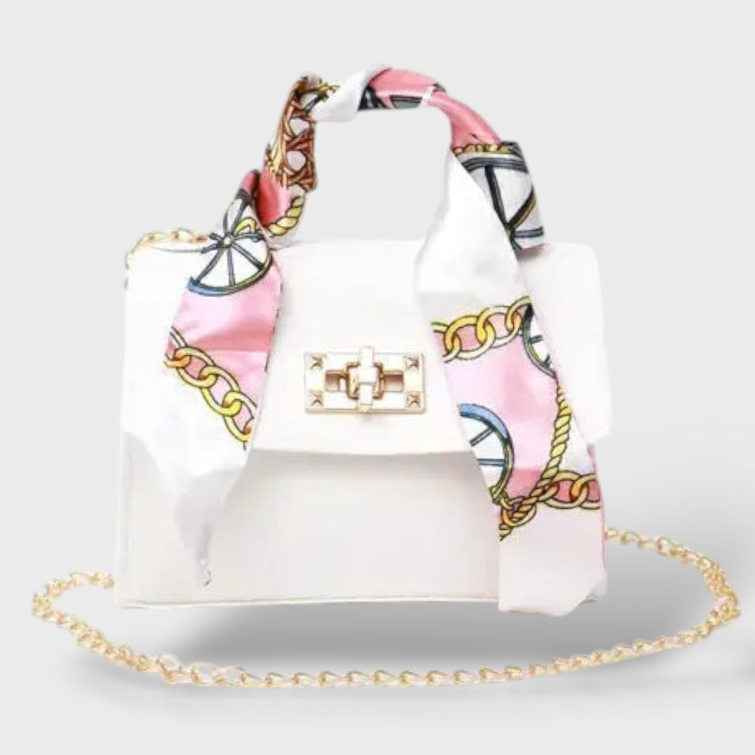 Elegante bolsa de cuero para damas