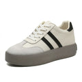 Lovet — Tenis de Gamuza con Alza 7 cm