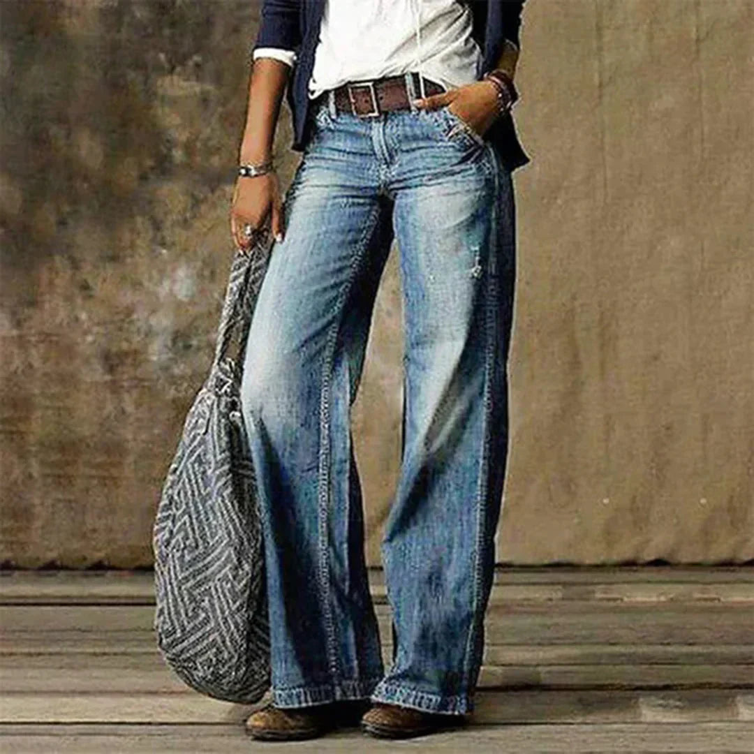 Emie Jean Tiro Bajo Vintage Mujer