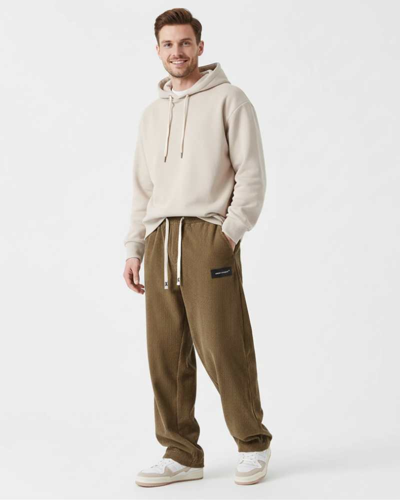 Quinnell Pantalón de Pana Acanalada