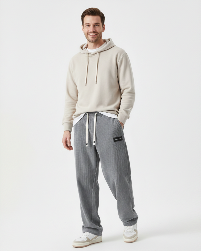 Quinnell Pantalón de Pana Acanalada